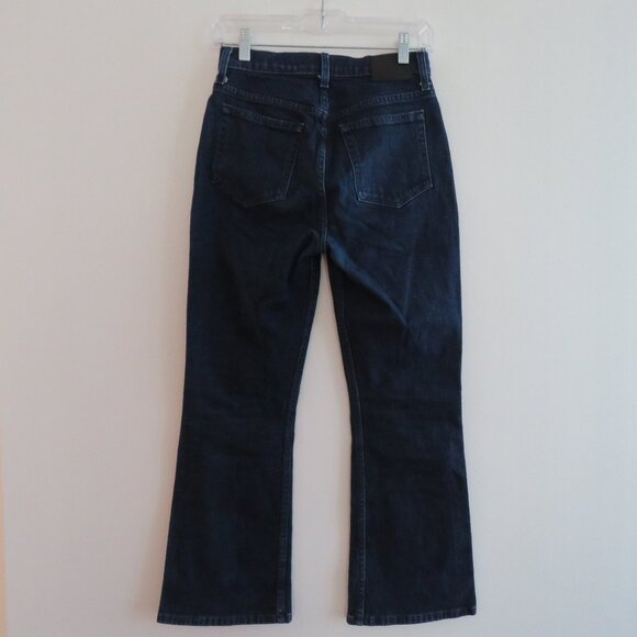 PROENZA SCHOULER WHITE LABEL High Rise Kick Flare Cropped Jeans - Size 25 - Picture 9 of 14